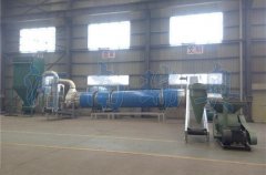 廣西客戶(hù)考察豆渣烘干機(jī)